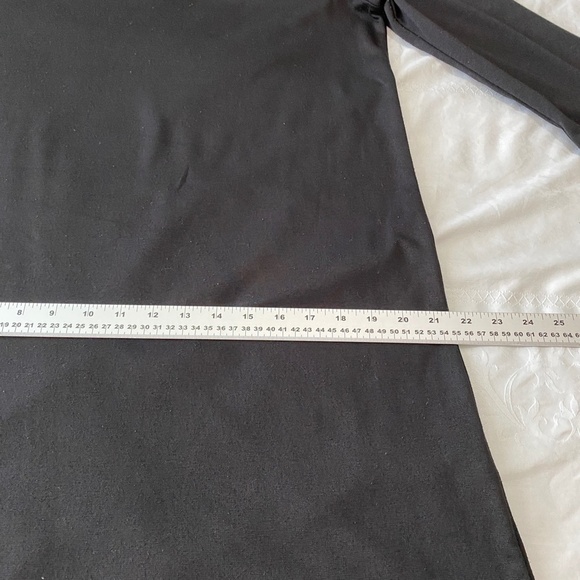 H&M Women's Black Long Sleeve Straight Sheath Mini Pullover Dress Size Medium - Picture 13 of 16
